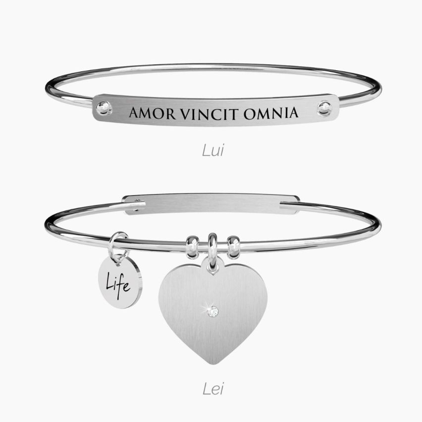 Set bracciali Kidult di coppia Love - 731053