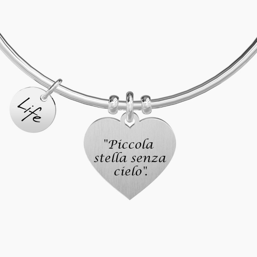 Bracciale Kidult in acciaio PICCOLA STELLA SENZA CIELO