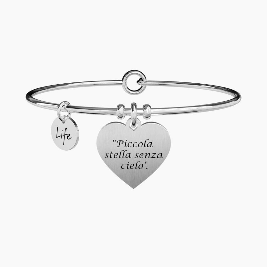 Bracciale Kidult in acciaio PICCOLA STELLA SENZA CIELO
