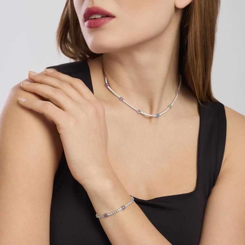 Bracciale da donna Mabina in argento - 533885-18