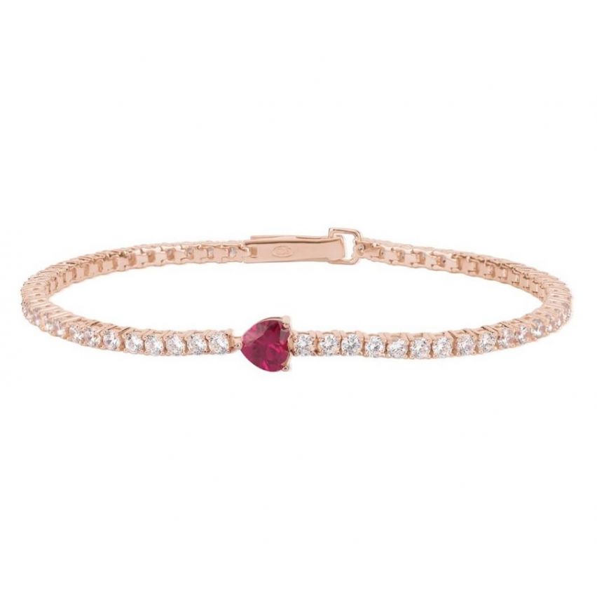 Bracciale tennis da donna Mabina in argento - 533439-M