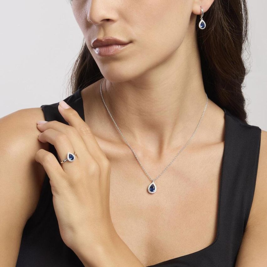 Collana da donna Mabina in argento - 553665