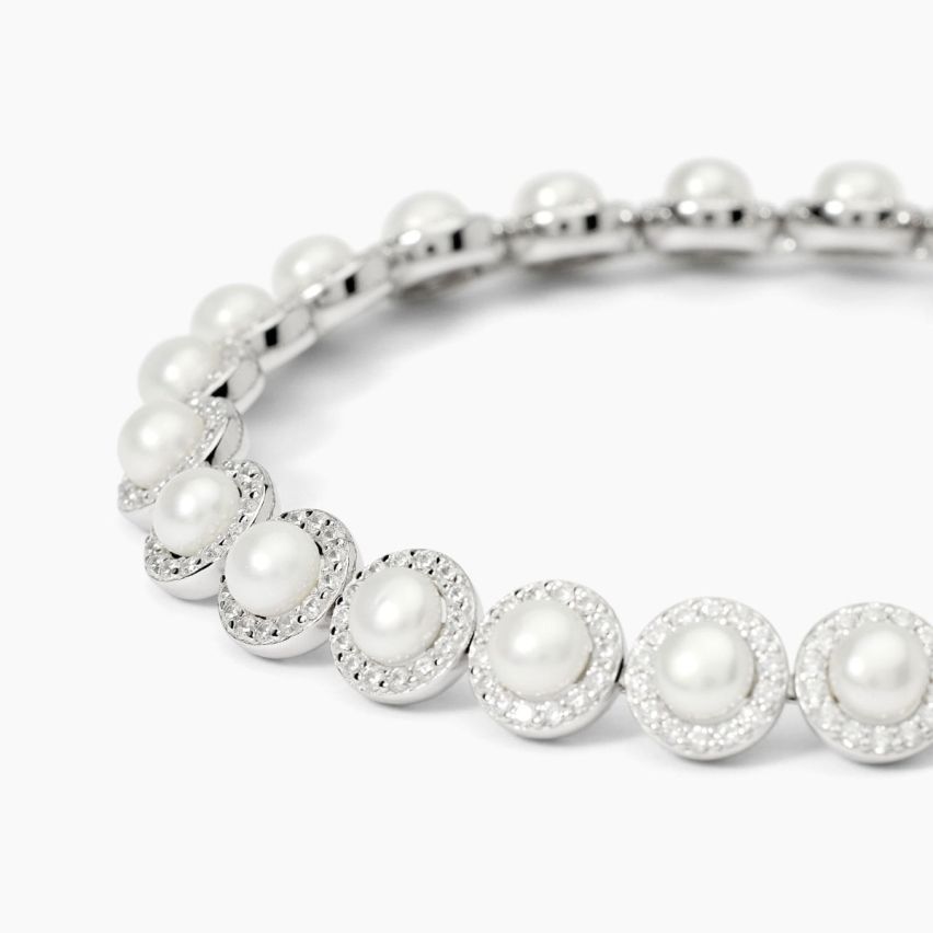 Bracciale da donna Mabina in argento - 533826-18