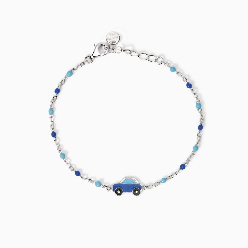 Bracciale bambino Mabina 534031 in argento 925 con macchinina