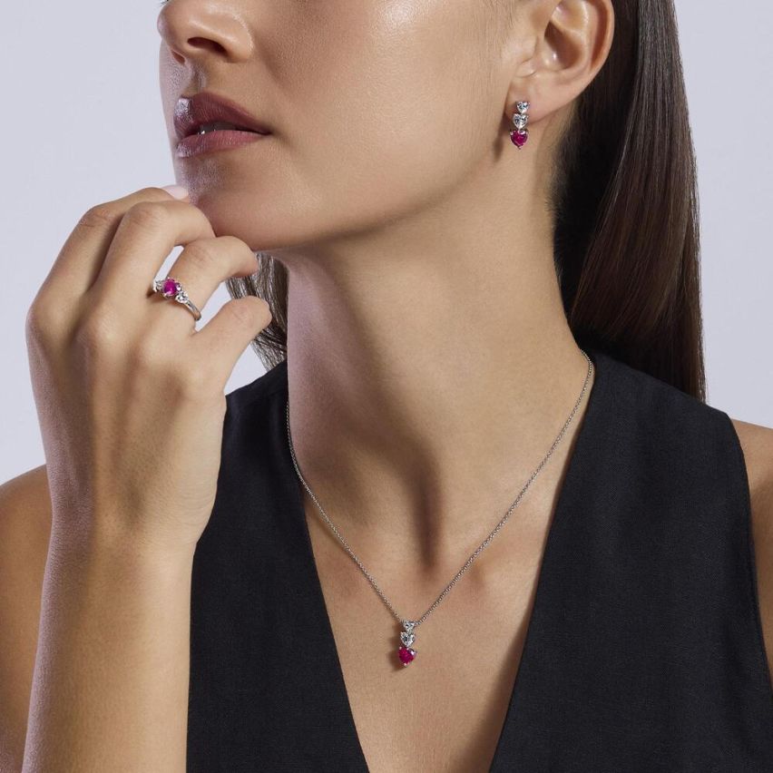 Collana da donna Mabina in argento - 553761