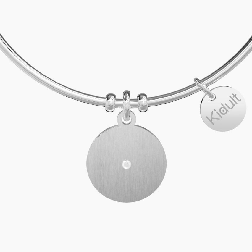 Bracciale Kidult in acciaio NEVER GIVE UP | TENACIA