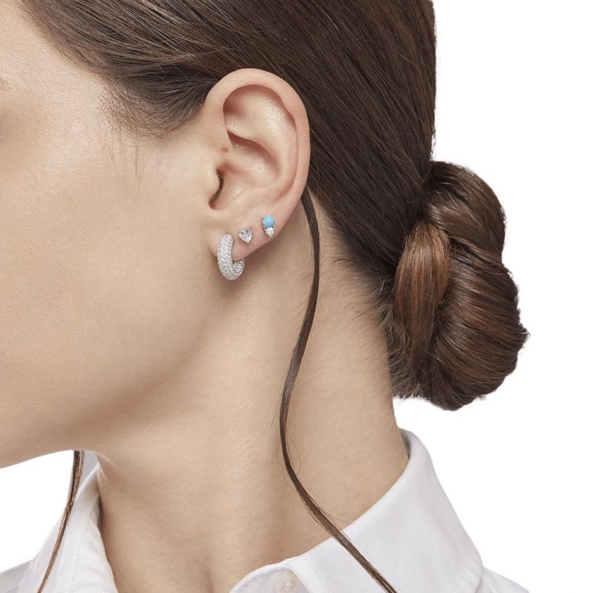 Mono orecchino da donna Mabina in argento - 563356