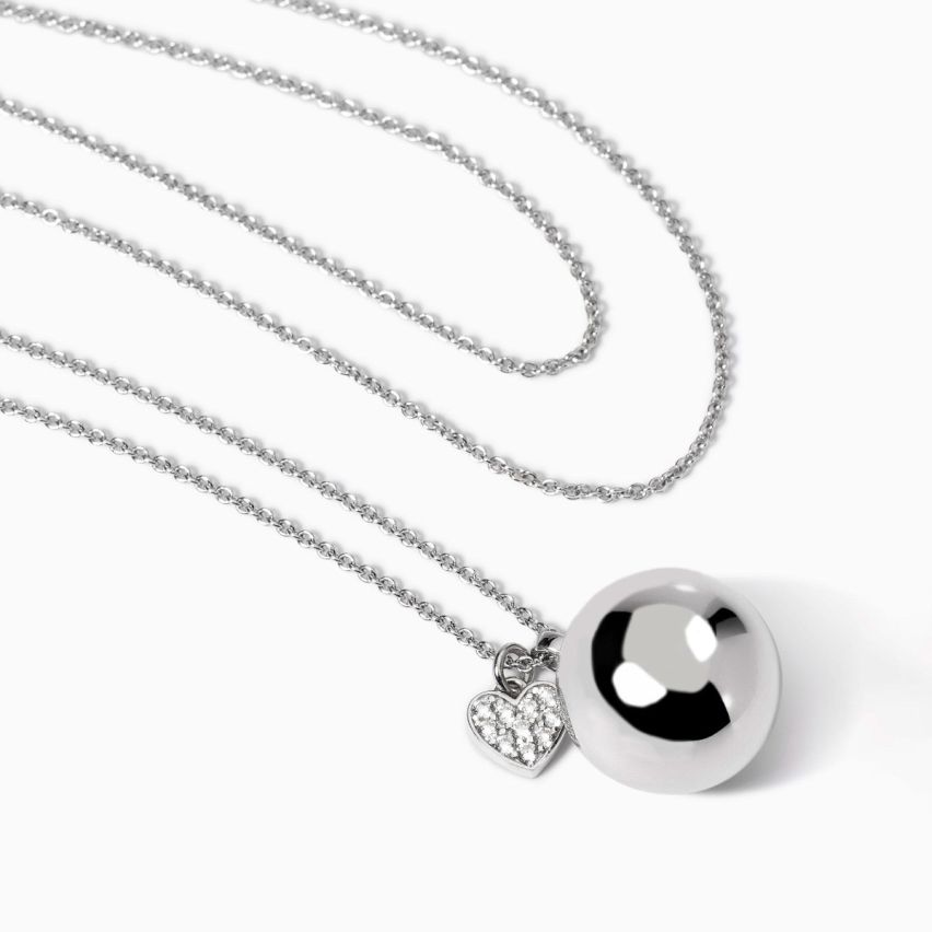 Collana Chiama Angeli da donna Mabina in argento - 553744