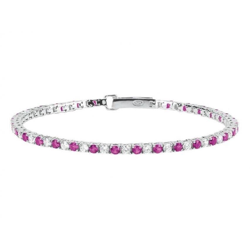 Bracciale tennis da donna Mabina in argento - 533457-M