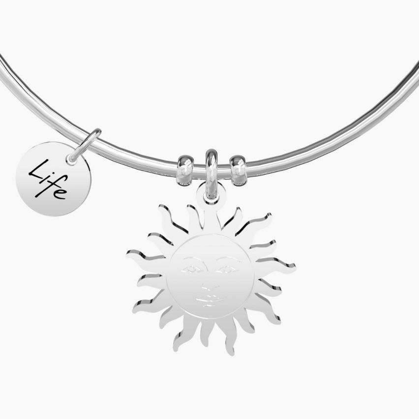 Bracciale Kidult in acciaio SOLE|SORRISO