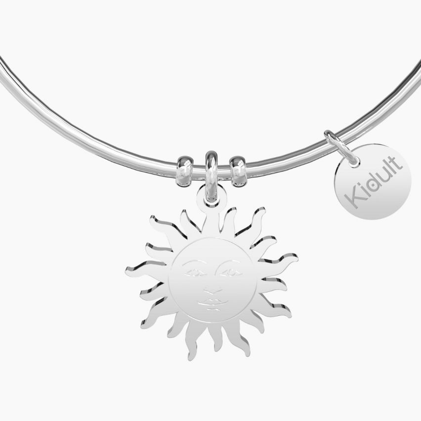 Bracciale Kidult in acciaio SOLE|SORRISO