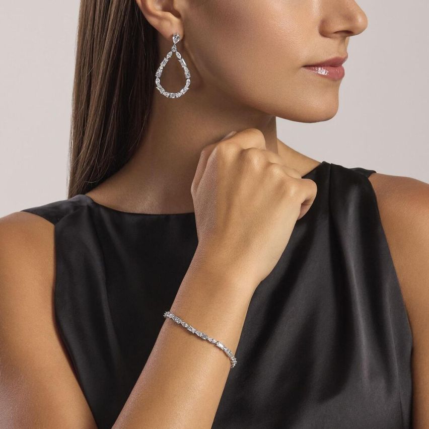Bracciale da donna Mabina in argento  - 533757-18