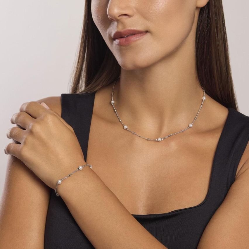 Collana da donna Mabina in argento - 553732