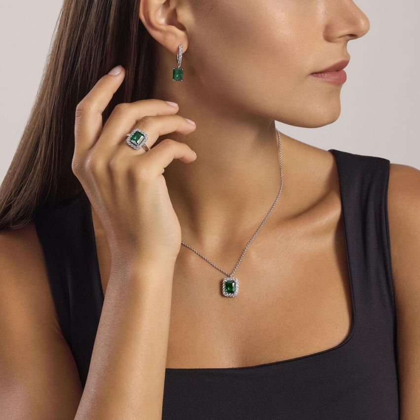 Collana da donna Mabina in argento - 553735