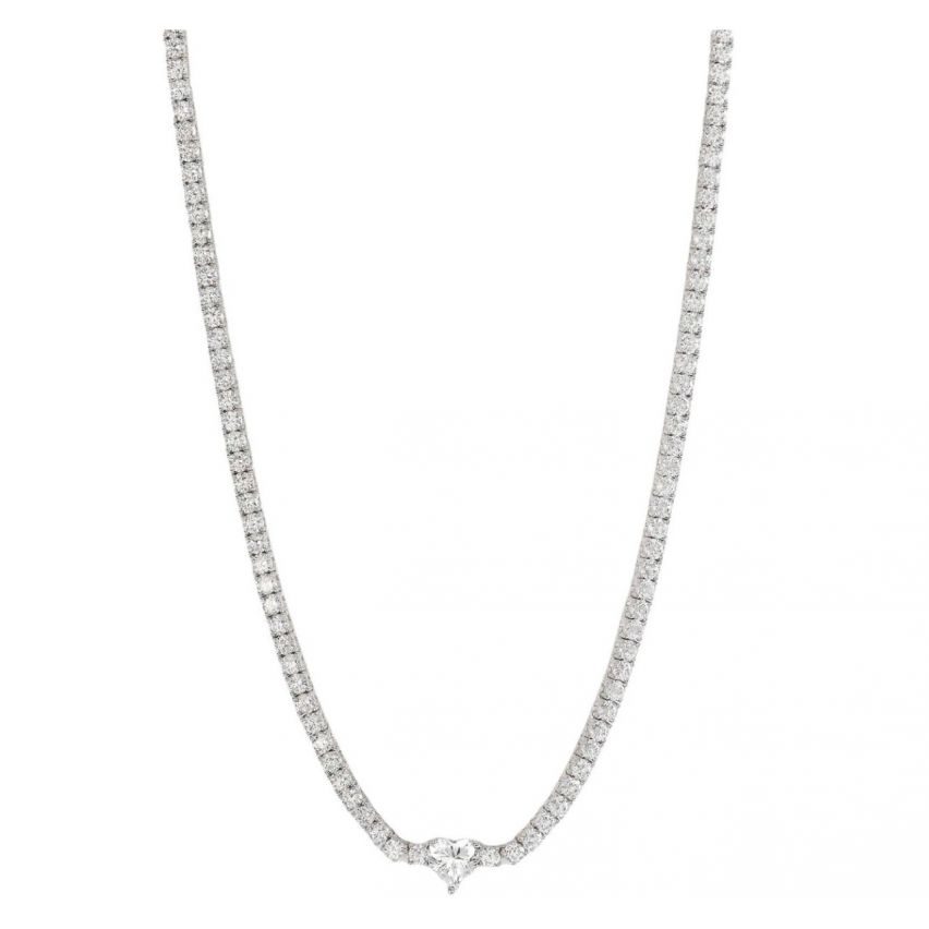 Collana tennis da donna Mabina in argento - 553429