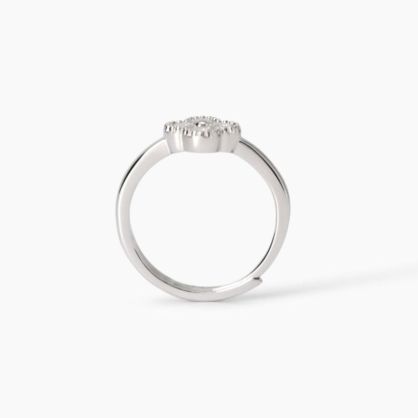 Anello donna Mabina argento 925 con fiore - 523453