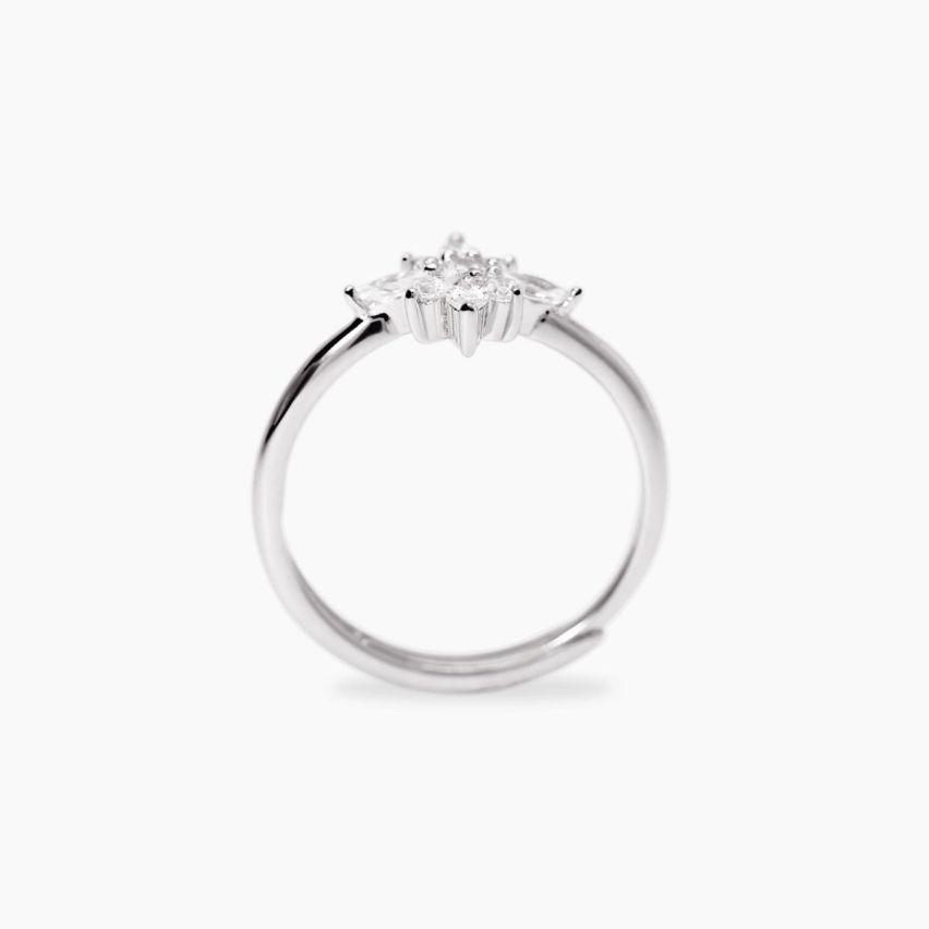 Anello donna Mabina argento 925 con stella polare - 523484