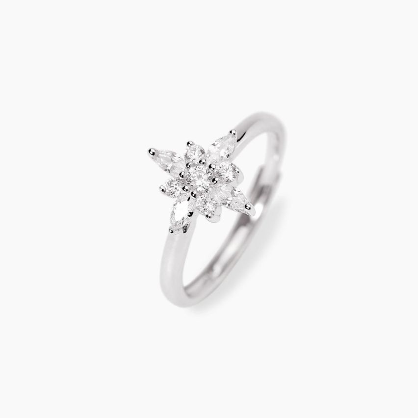 Anello donna Mabina argento 925 con stella polare - 523484