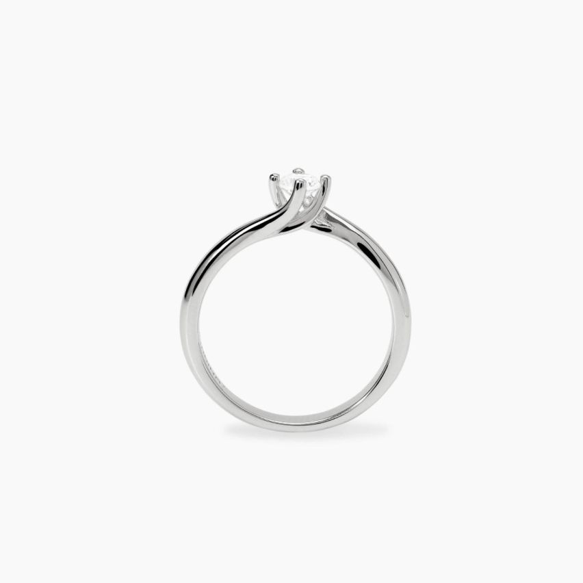 Anello solitario donna Mabina diamante lab-grown 0,25 ct in argento 925