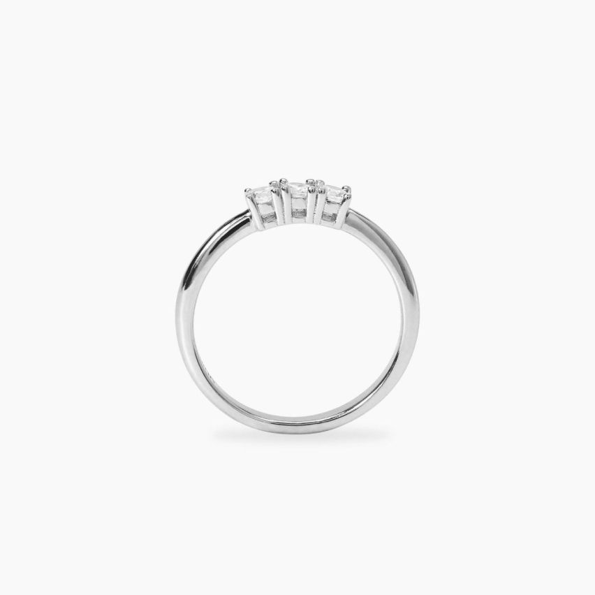 Anello trilogy donna Mabina argento 925 con diamanti lab-grown 0,09 ct - 523473