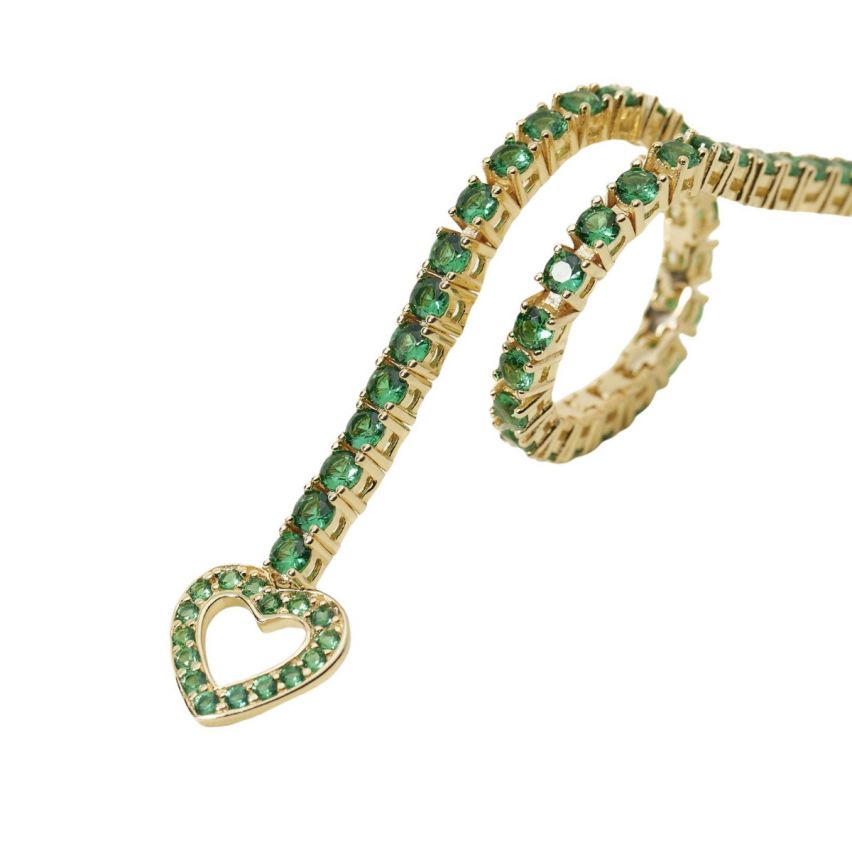 Bracciale tennis da donna Mabina in argento - 533553-M