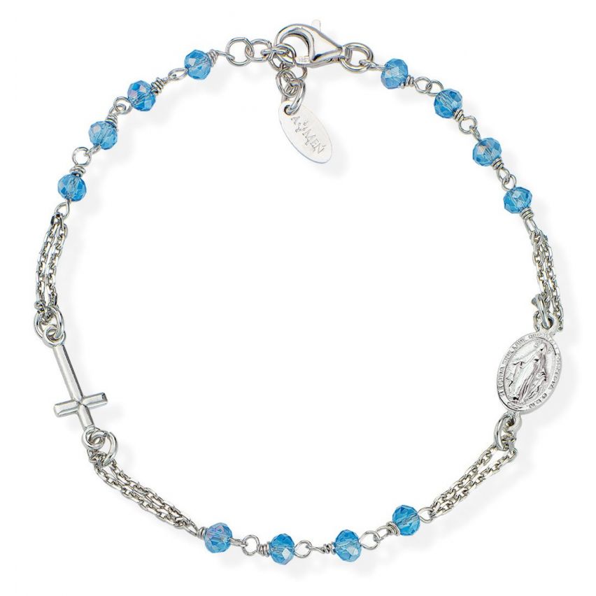 Bracciale rosario Amen da donna - BROBC3