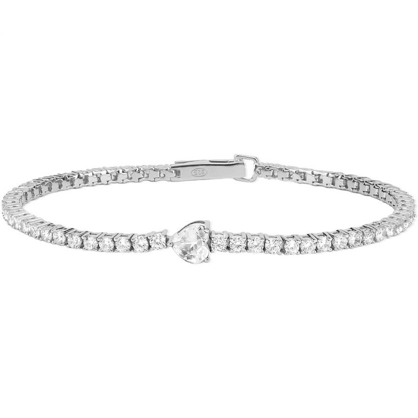 Bracciale tennis da donna Mabina in argento - 533438-M