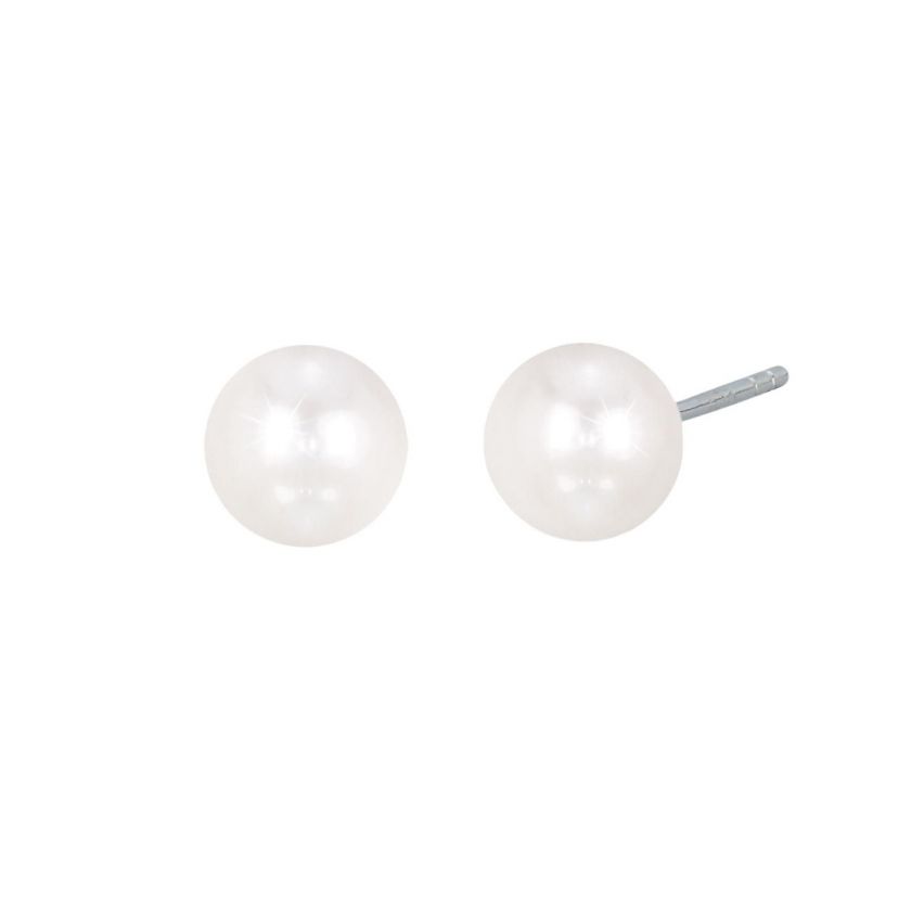 Orecchini da donna Mabina in argento con perle - 563014