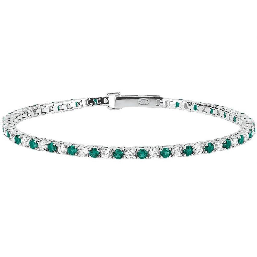 Bracciale tennis da donna Mabina in argento - 533458-M