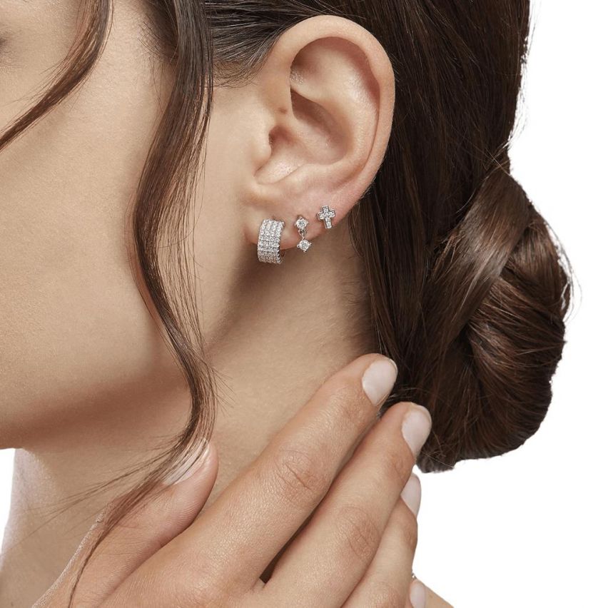 Mono orecchino da donna Mabina in argento - 563422