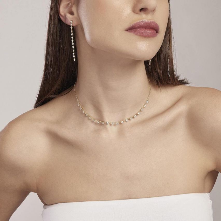 Collana da donna Mabina in argento - 553467