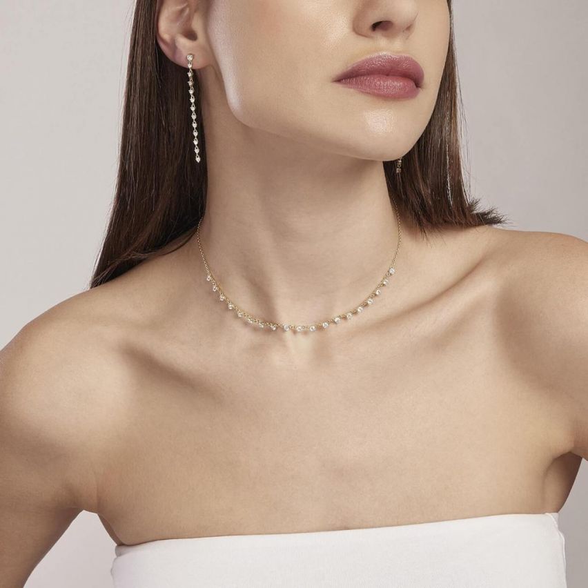 Collana da donna Mabina in argento - 553467