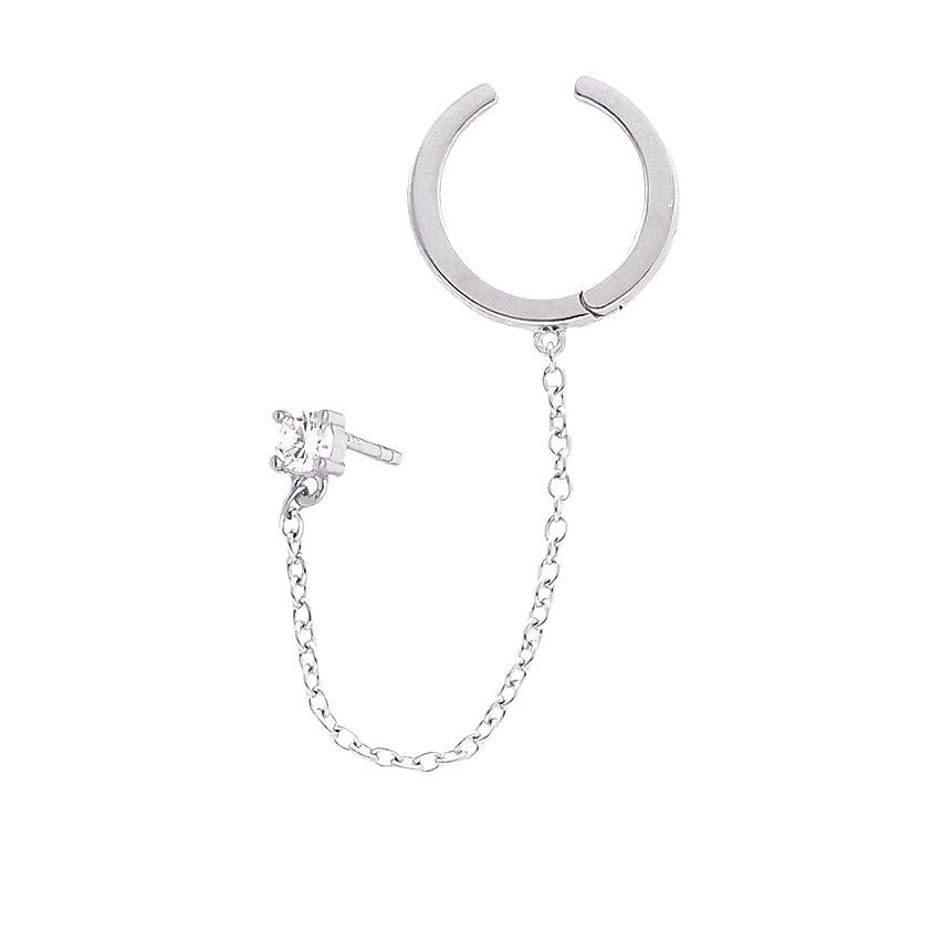 Mono orecchino da donna Mabina in argento - 563372