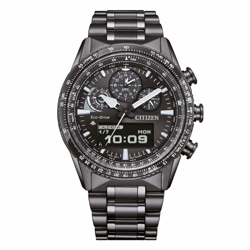 Orologio da uomo Citizen Promaster Skyhawk - JV2005-58E - Eco-Drive acciaio vetro zaffiro