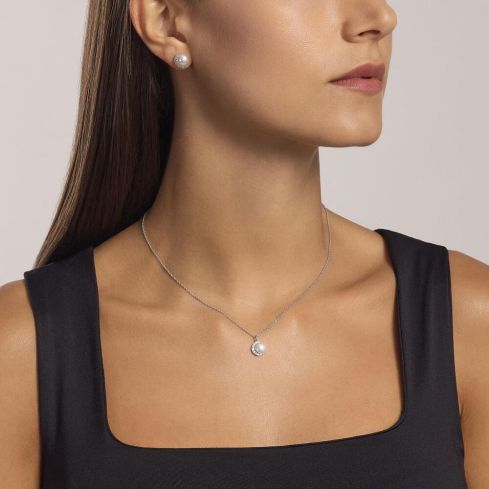 Collana da donna Mabina in argento - 553730