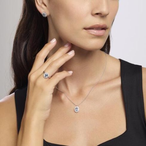 Collana da donna Mabina in argento - 553644