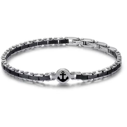 Bracciale da uomo Luca Barra con ancora - BA1126