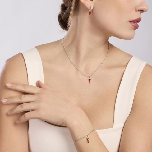 Collana da donna Mabina in argento - 553711