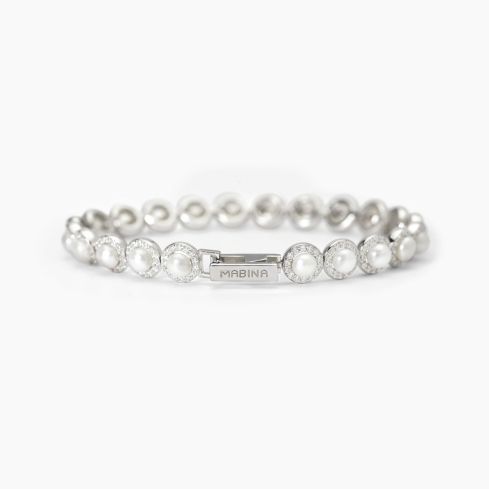 Bracciale da donna Mabina in argento - 533826-18