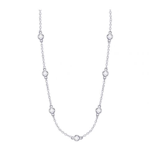 Collana da donna Mabina in argento - 553217