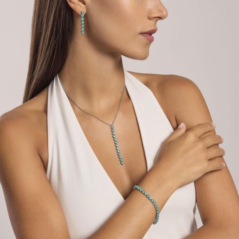 Bracciale da donna Mabina in argento - 533947-18