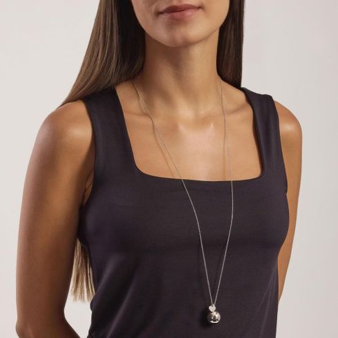 Collana Chiama Angeli da donna Mabina in argento - 553744
