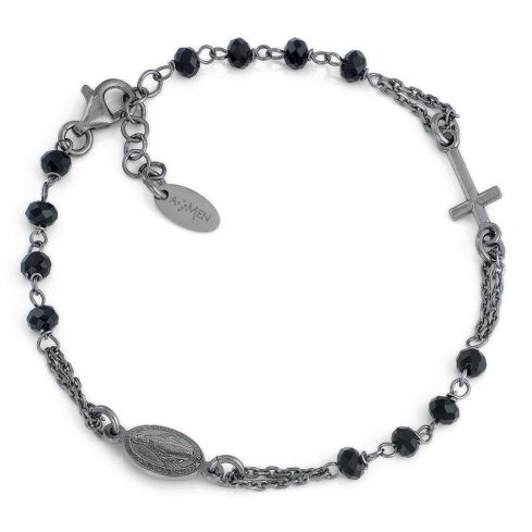Bracciale rosario Amen da uomo - BRONN3