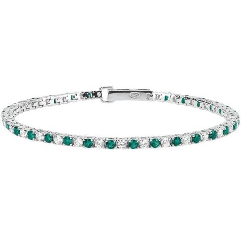 Bracciale tennis da donna Mabina in argento - 533458-M