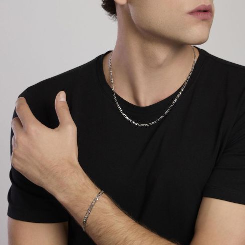 Collana da uomo Mabina in argento catena- 553677