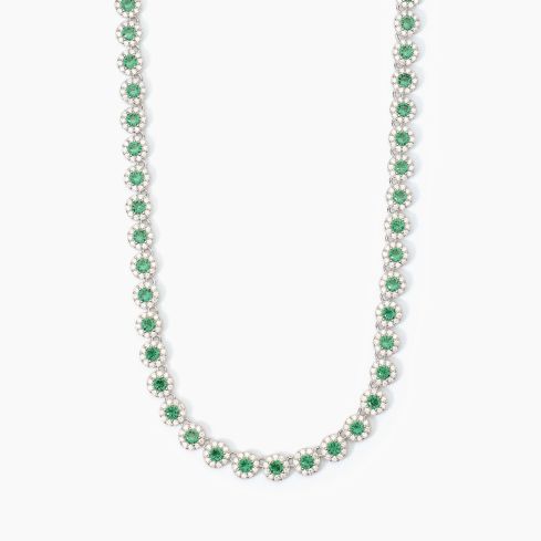 Collana tennis da donna Mabina in argento - 553684