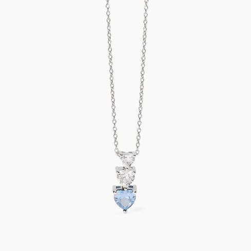 Collana da donna Mabina in argento cuori - 553762