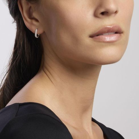 Orecchini da donna Mabina in argento ovali - 563730