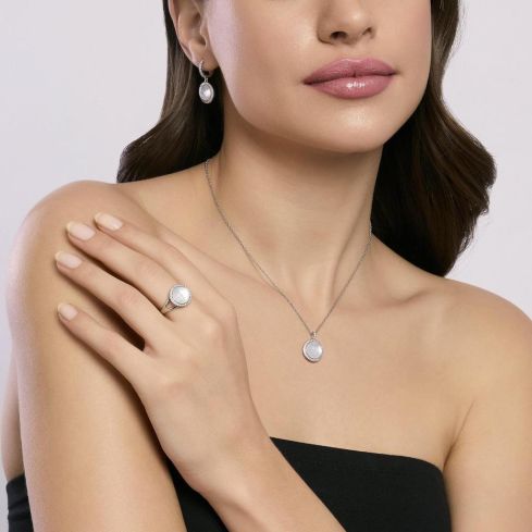 Orecchini da donna Mabina in argento - 563585