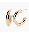 Orecchini a cerchio da donna Mabina in argento - 563448